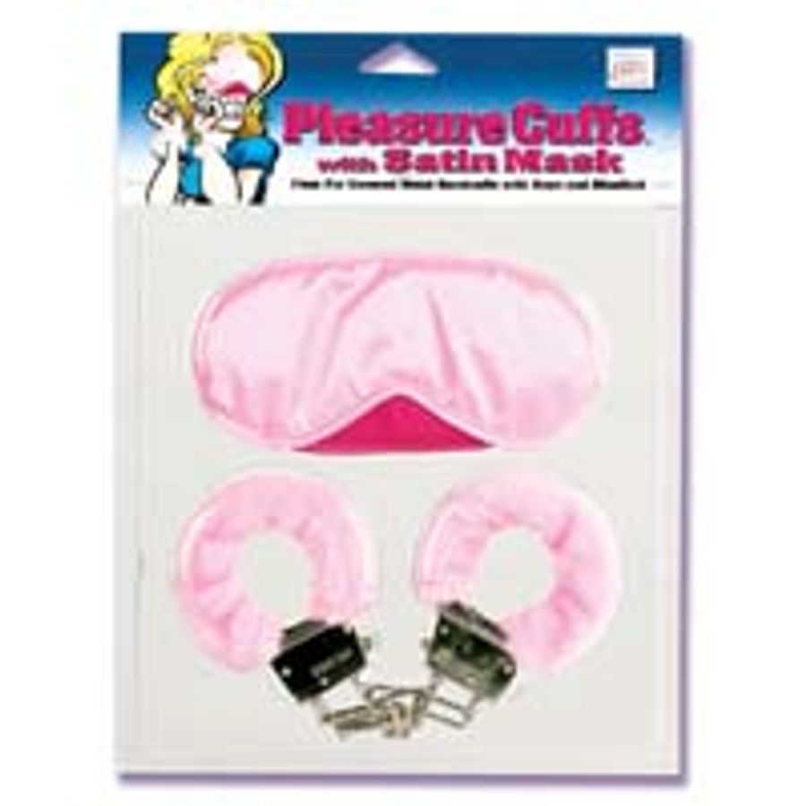 Pleasure Cuffs With Satin Mask