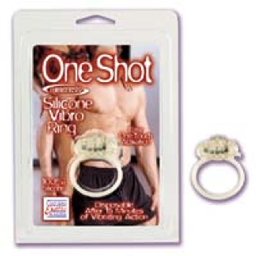 One Shot Wireless Silicone Vibro Ring