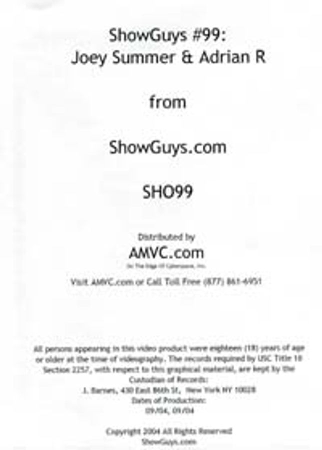 SHOWGUYS 99