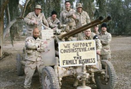 Cousin Stevie Reaches Out to U.S. Troops