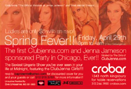Club Jenna Girls to Host &#8216;Spring Fever&#8217; in Chicago