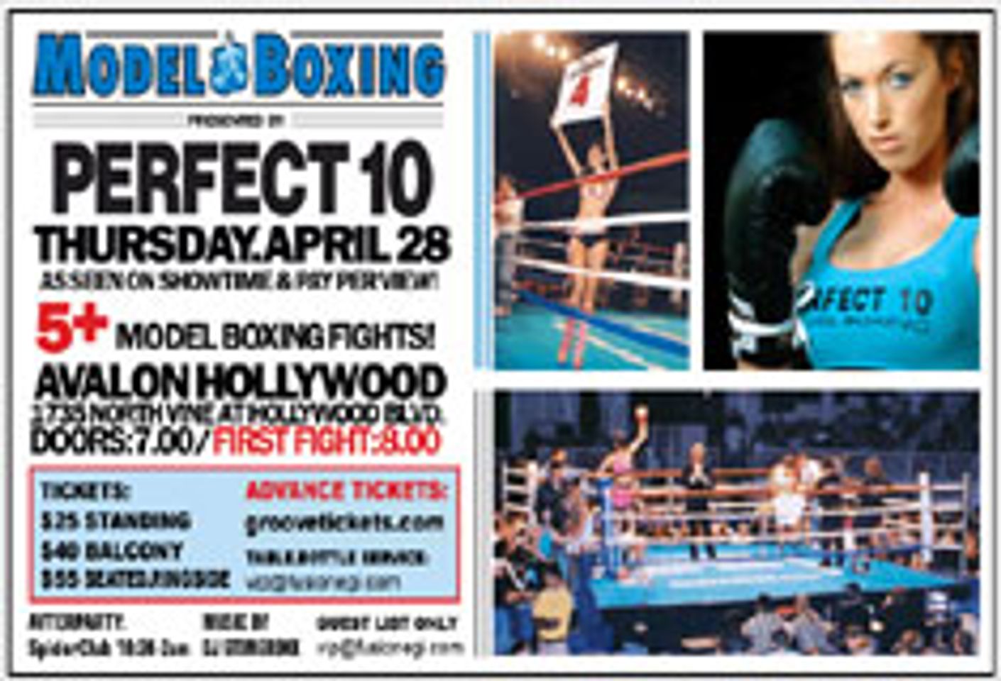 Perfect 10 Model Boxing Returns