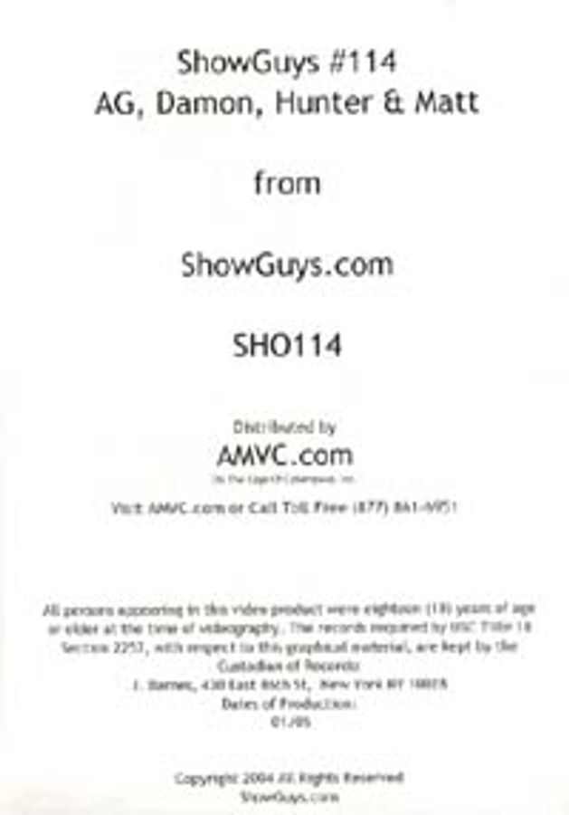 SHOWGUYS 114