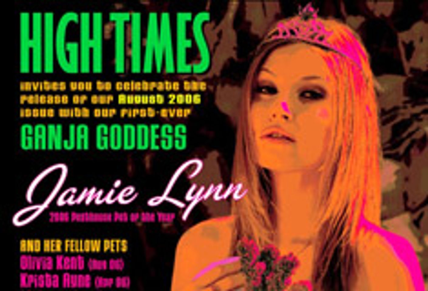 Jamie Lynn to Host <i>High Times</i> Party in NYC
