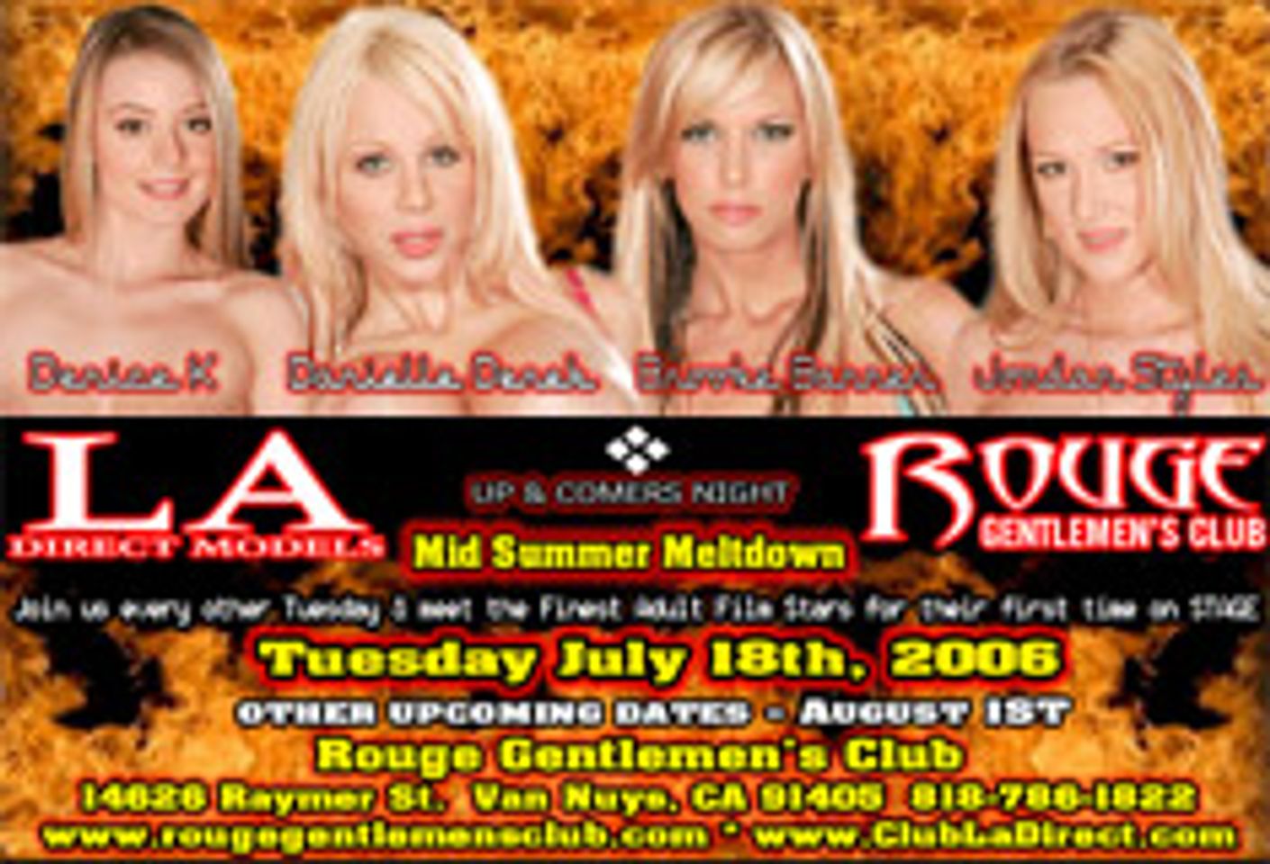 Up and Comers to Hit the Rouge Stage
