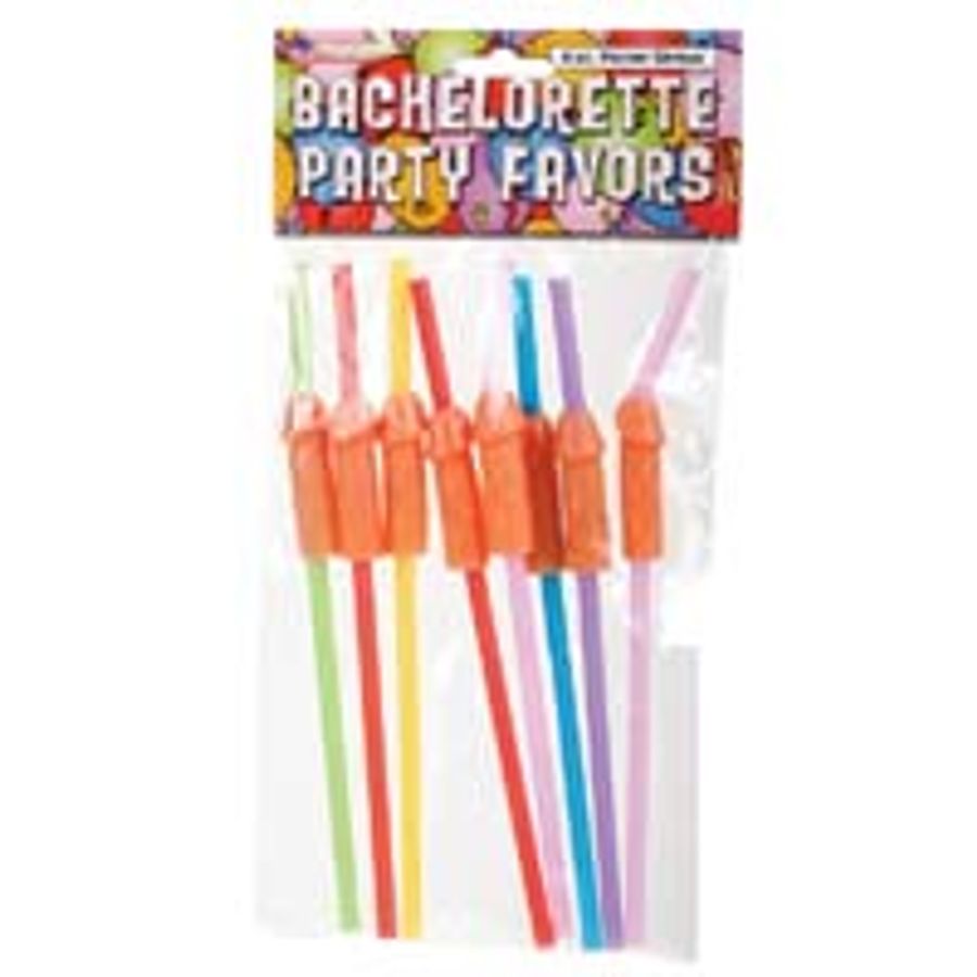 Bachelorette Pecker Straws