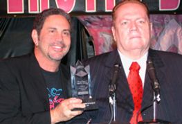 Flynt Accepts Award from Exotic Erotic Ball