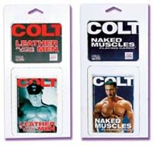 Colt Naked Muscles/Leather Men Cards