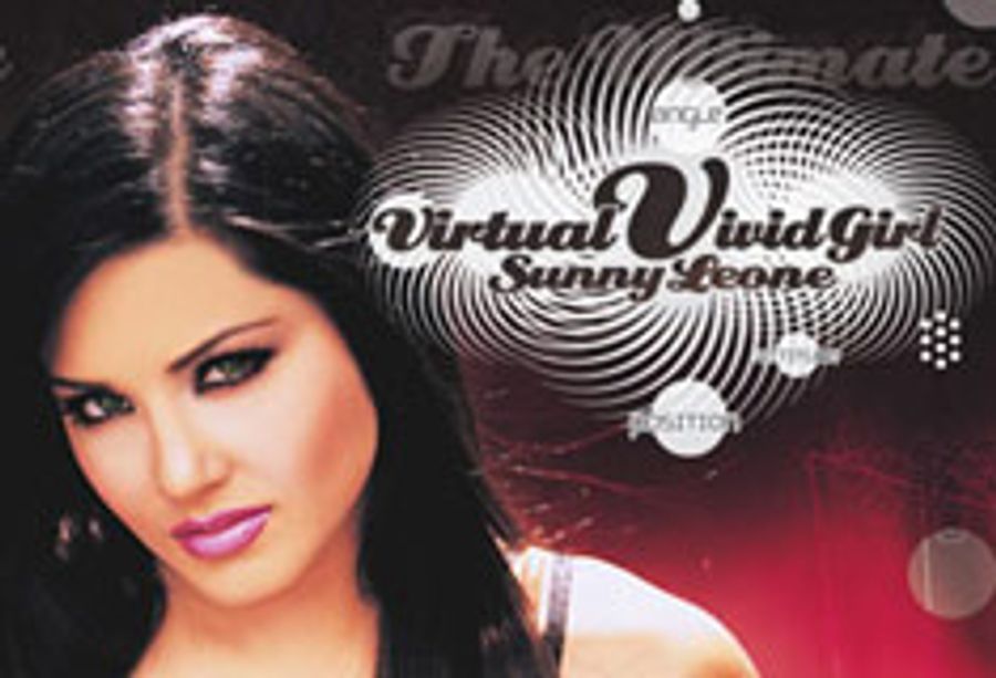 Sunny Leone is the First Virtual Vivid Girl