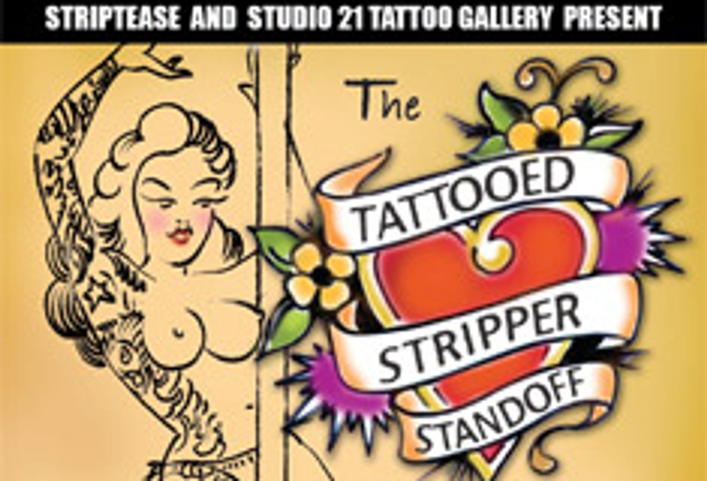 Tattooed Stripper Standoff this Weekend