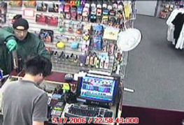 Adult Store Robber Caught on Video