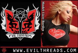 Lizzy Borden to Appear in Evil Threads Ads