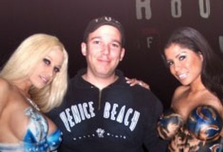 Gina Lynn, Alexis Amore Suit Up with Super Bowl Body Paint