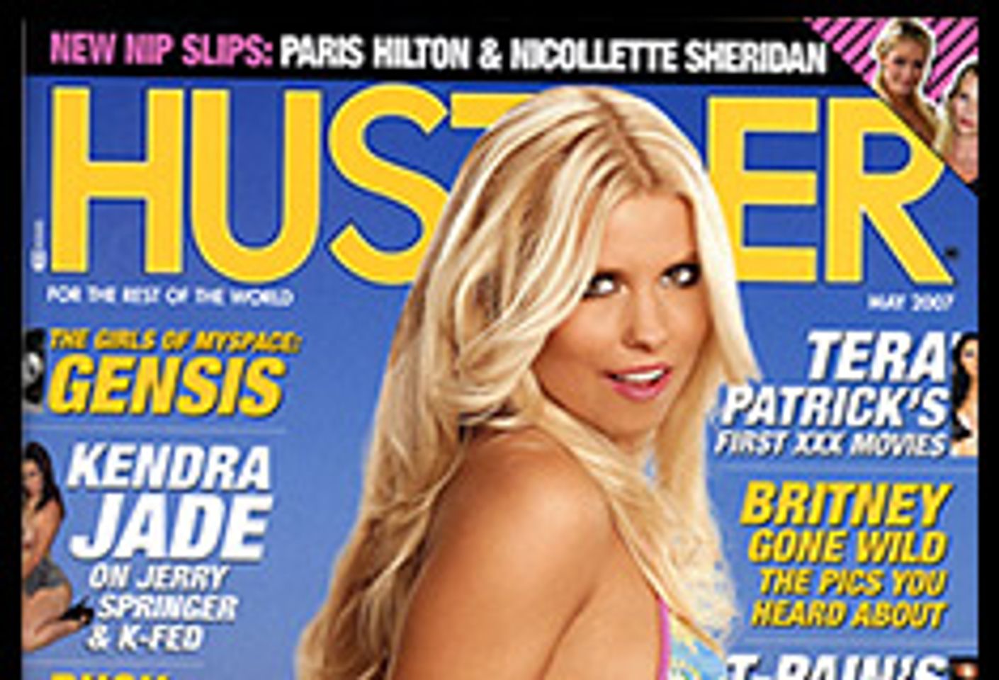 Casey Parker Makes <i>Hustler</i> Cover