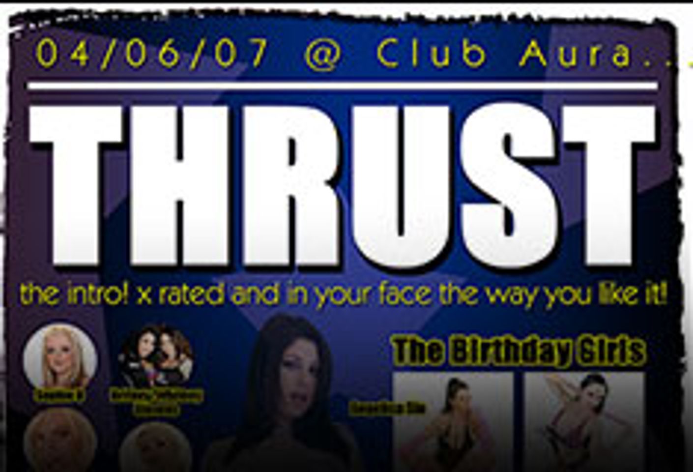 Club Aura to Host Adult Industry 'Thrust' Party
