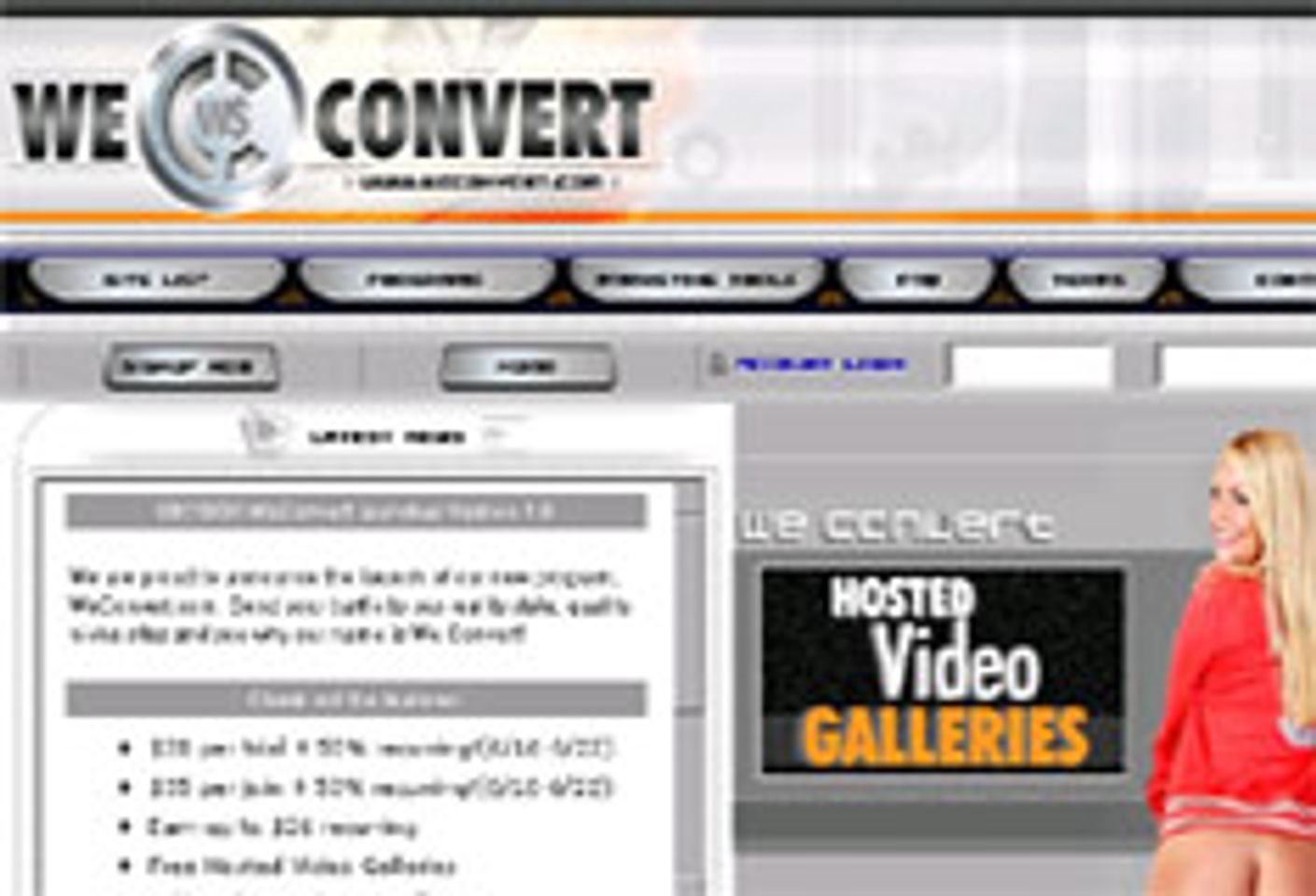 Revamped Partnership Program at WeConvert.com - AVN Online