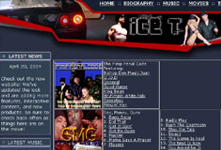 Ice-T Website Gets A Facelift