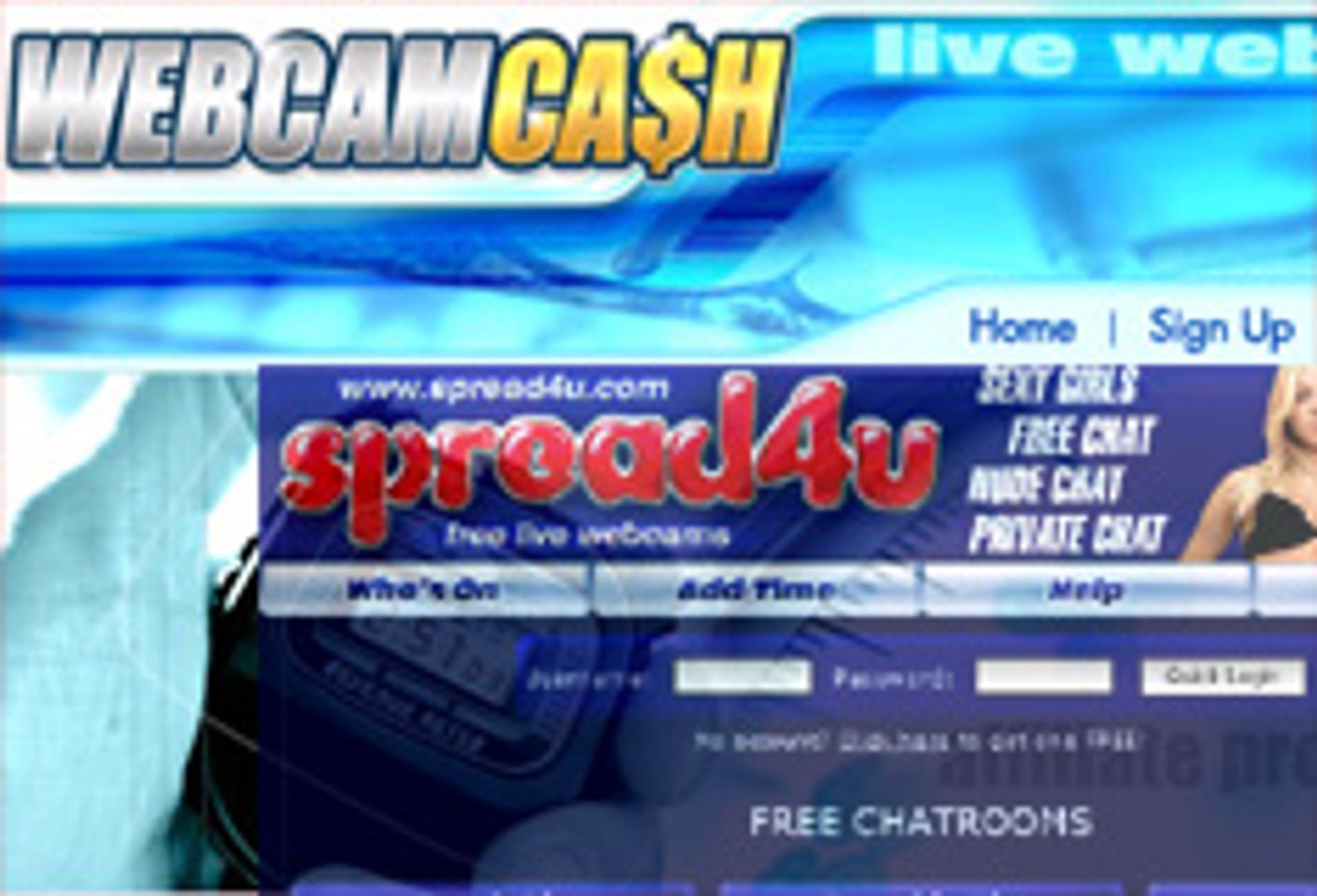 WebcamCash, Spread4U Launch Free Hosted Webcam Galleries