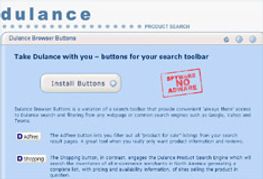 Browser Button Segregates Commercial Search Listings