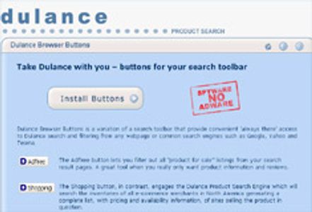 Browser Button Segregates Commercial Search Listings
