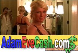 Paris Hilton Pays at AdamEveCash.com