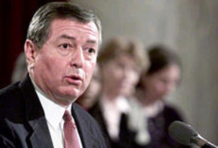 Ashcroft Called To Testify on Anti-E-Gambling Ad Campaign