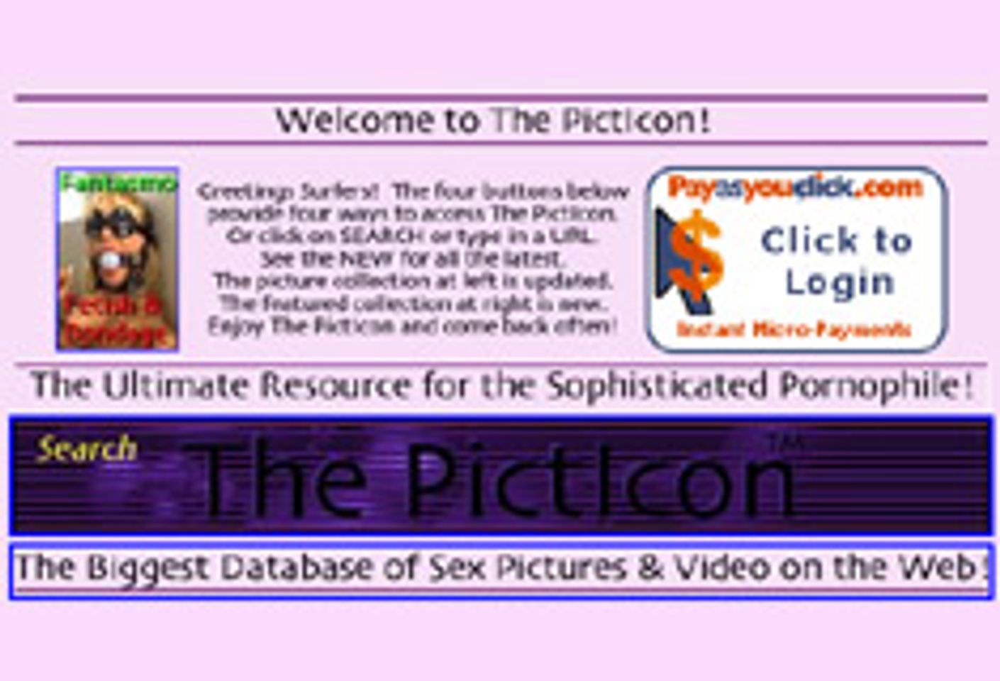 PictIcon Available in Pay-as-You-Click Format | AVN