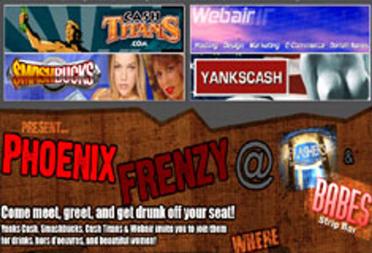 SmashBucks, Yanks Cash, Cash Titans and Webair Announce Phoenix Party