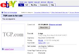 TGP.com For Sale on eBay