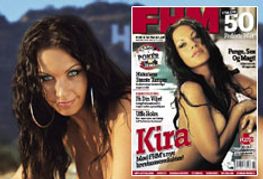 Kira Eggers’ FHM Cover—Last Nude Shoot