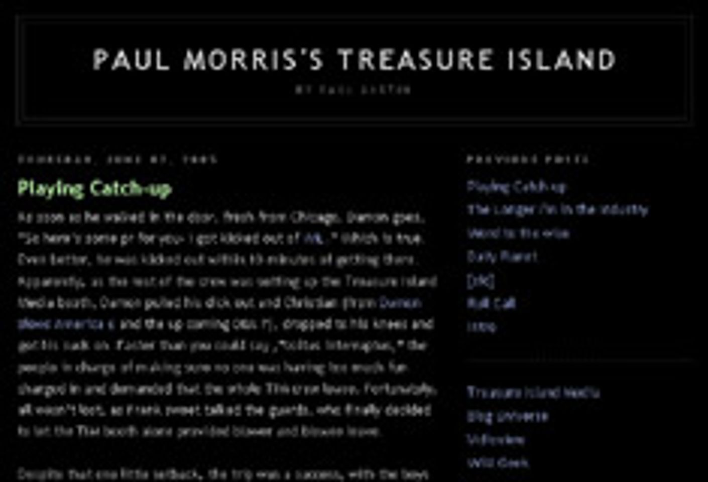 Treasure Island Media Launches New Blog