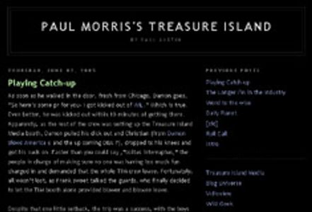 Treasure Island Media Launches New Blog
