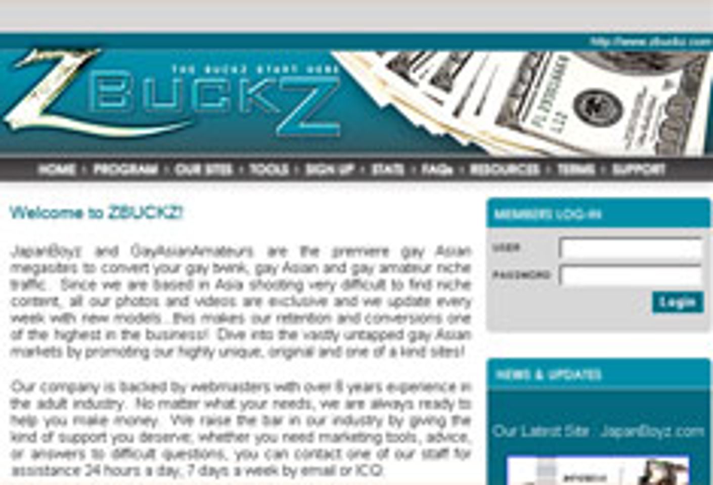 Panorama Pacific Re-launches ZBuckZ Affiliate Program