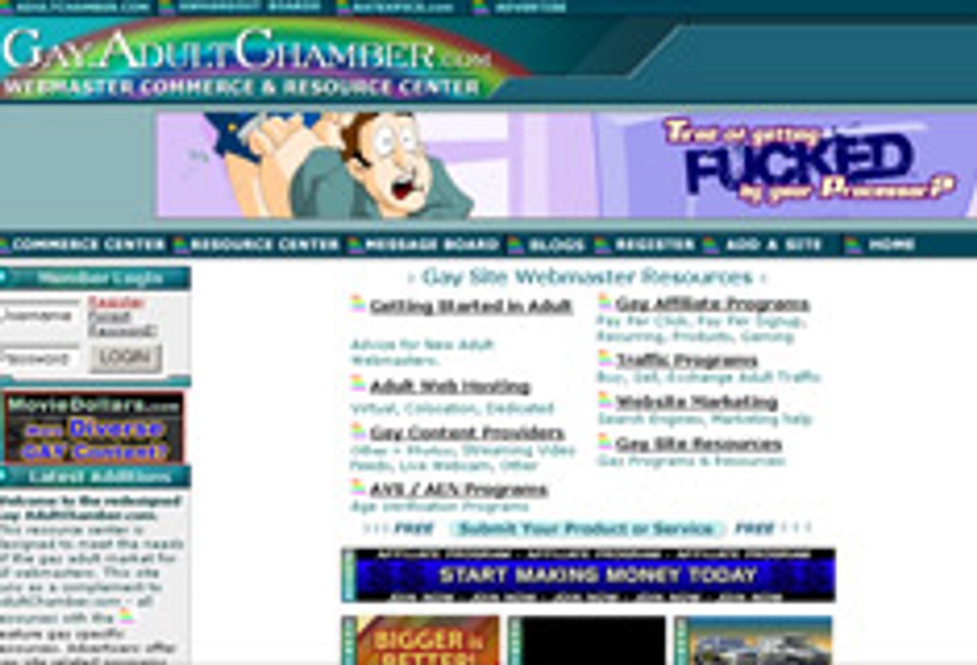 Gay Adult Chamber Unveils New Design