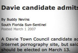 Bush Comes to Shove in Fla. Politics