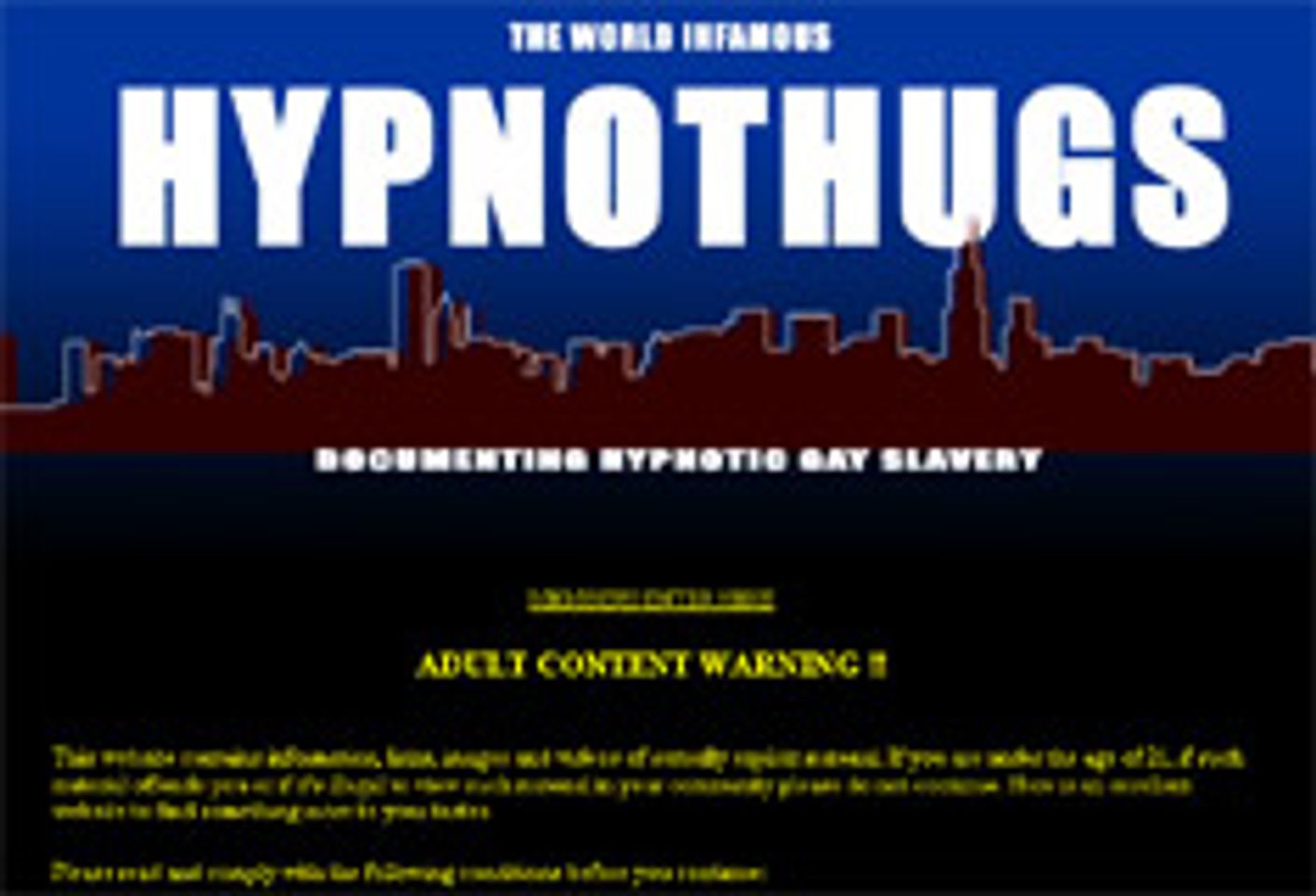 Hypnothugs.com Is Up and Running