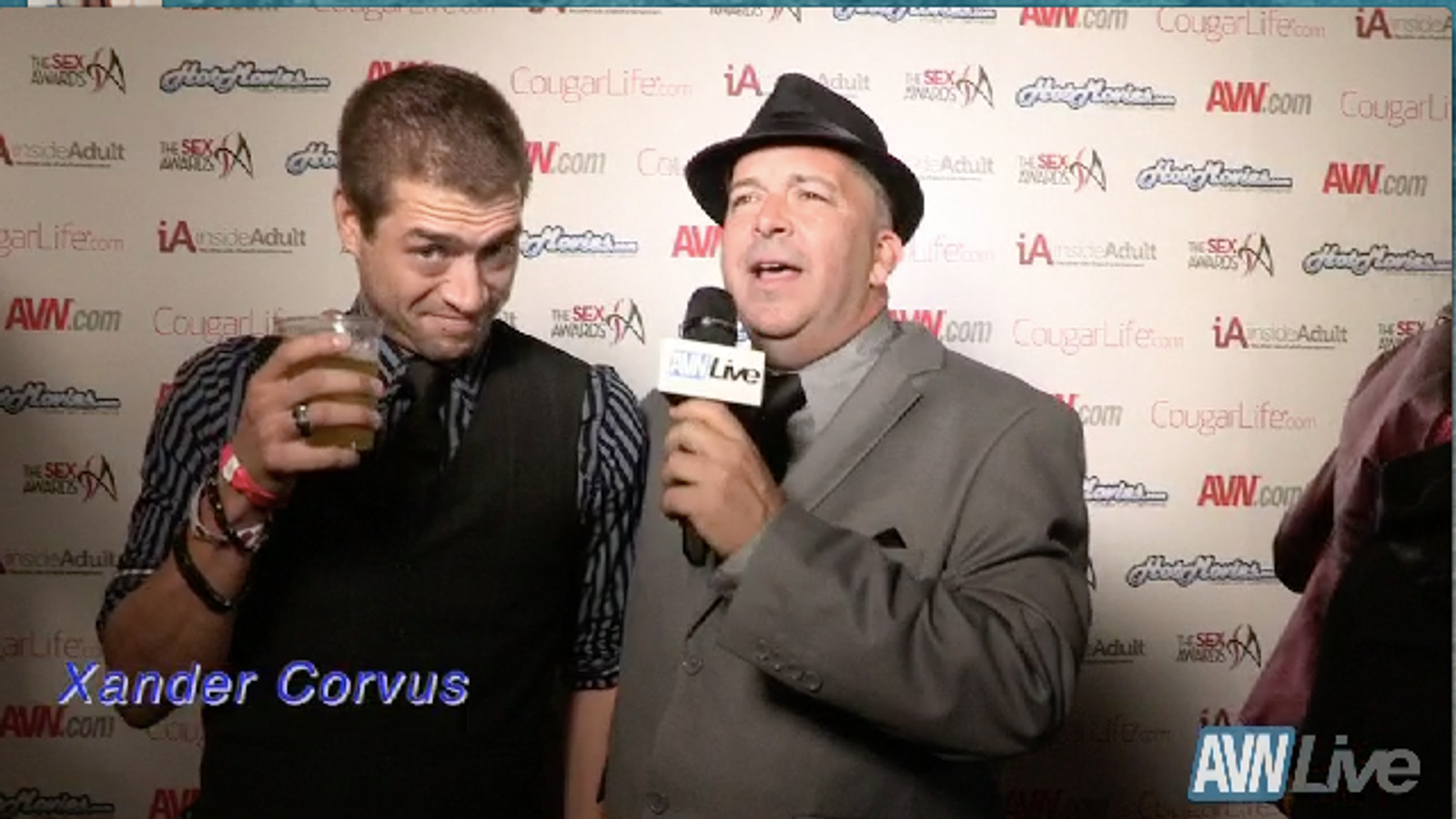 Xander Corvus on the red carpet at the Sex Awards 2013 | AVN