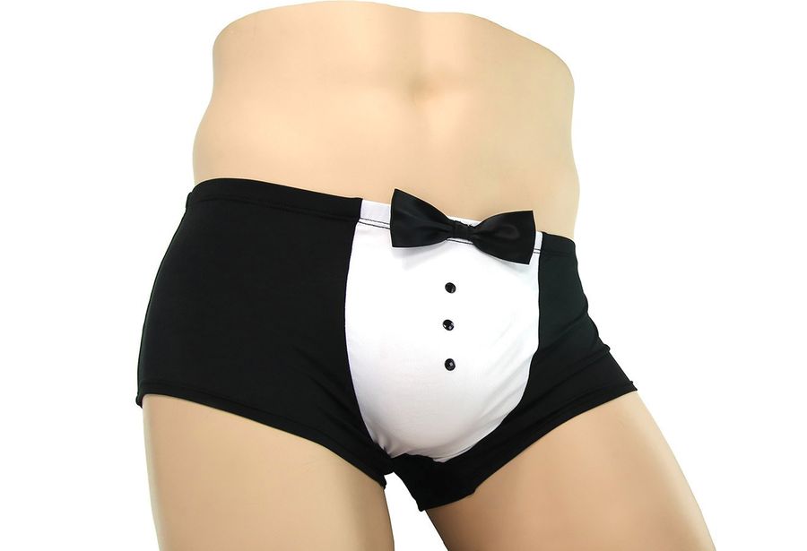 Fundies Black Tie Boxer w/Bow Tie