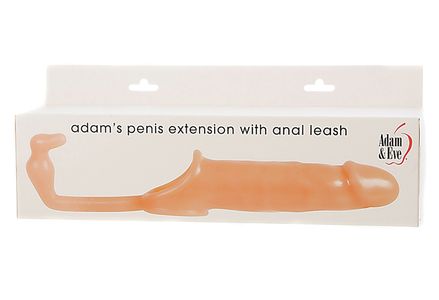 Adam’s Penis Extension With Anal Leash