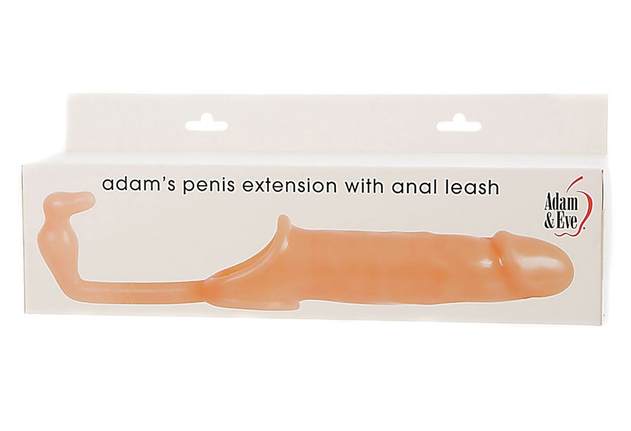 Adam’s Penis Extension With Anal Leash