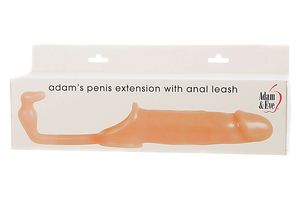 Adam’s Penis Extension With Anal Leash