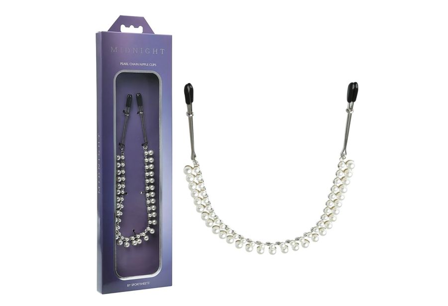 Pearl Chain Nipple Clips