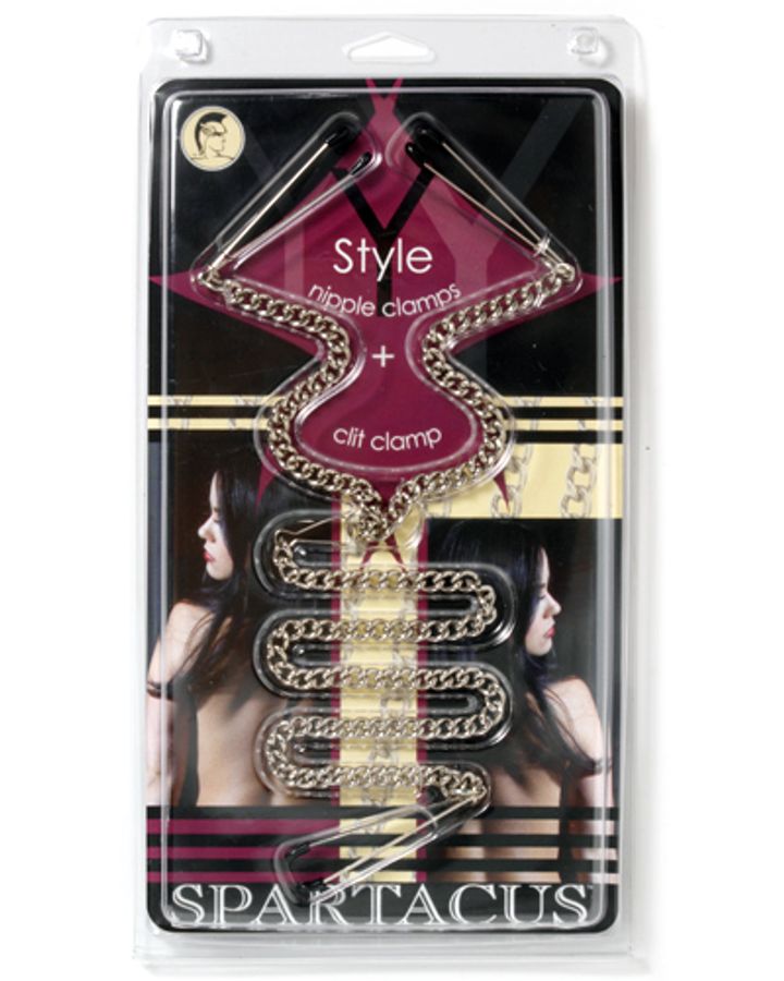Y Style Nipple / Clit Clamp Set