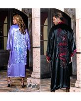 Asian Inspired Reversible Kimono Robe