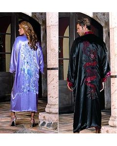 Asian Inspired Reversible Kimono Robe