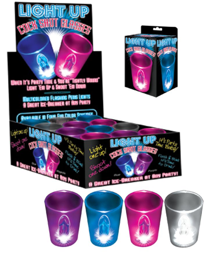 Light-Up Pecker Party Shot Glass