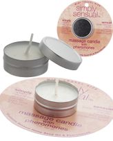 Mini Travel Size Simply Sensual Massage Candle with Pheromones