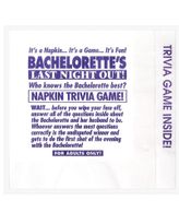 Bachelorette’s Last Night Out Napkin Trivia Game