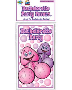 Bachelorette Party Favors Name Card & Holder