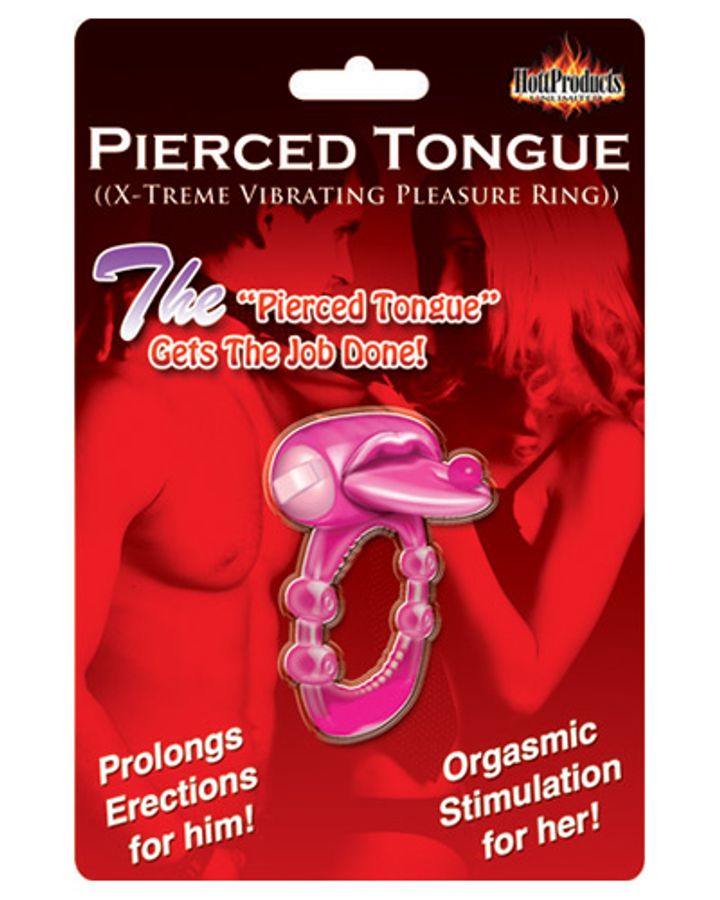 Pierced Tongue X-treme Vibrating Pleasure Ring